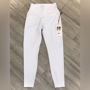 ALO Yoga white leggings